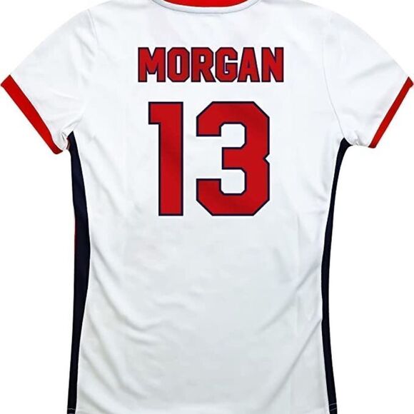 USWNT Morgan 13  Soccer Poly Elite Game jersey C34 - Picture 2 of 8